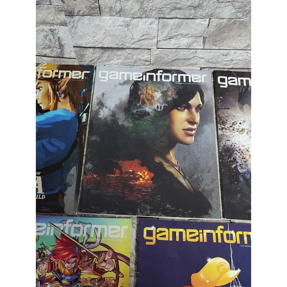Lot Of 5 Game Informer Magazine Issues 287, 288, 289, 290, 292